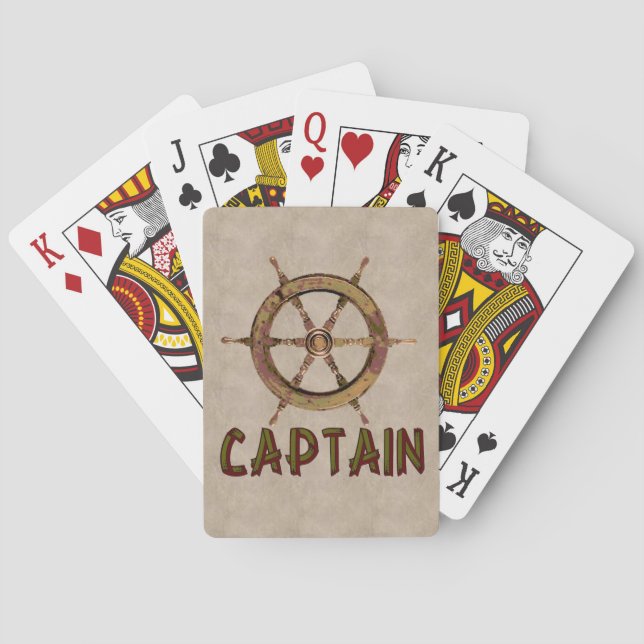 Captain Playing Cards (Back)
