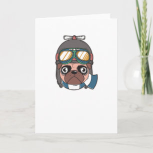 Captain Pug Card