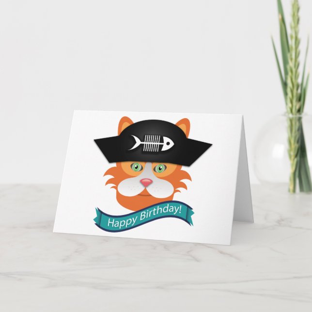 Captain Red - Greeting Card, Standard white envelo Card (Front)