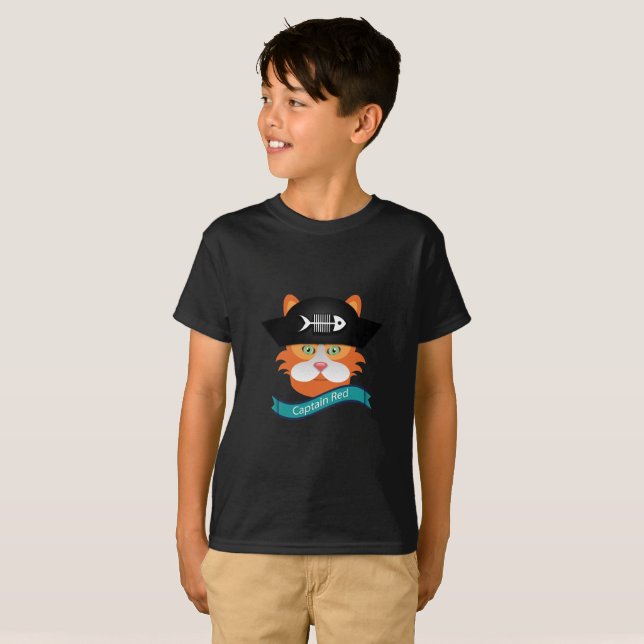 Captain Red - Kids' Basic T-Shirt T-Shirt (Front Full)