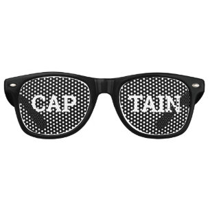 CAPTAIN retro Shades / Fun Party Sunglasses