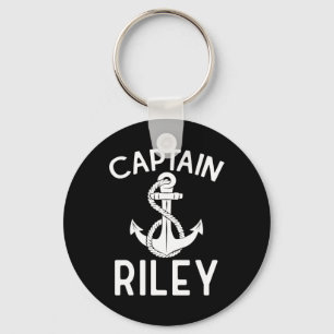 Captain Riley Sailing Yacht Boating Boat Ship Key Ring