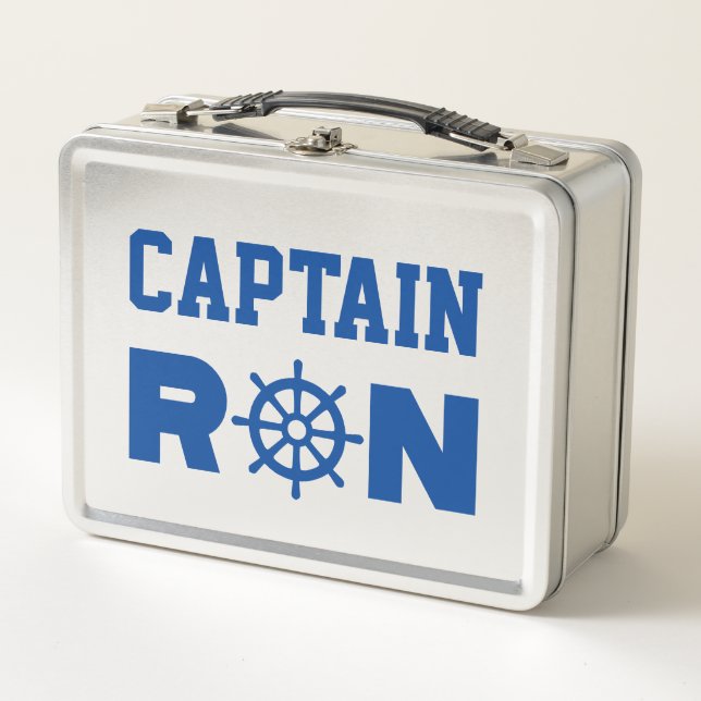 Captain Ron Metal Lunch Box (Front)