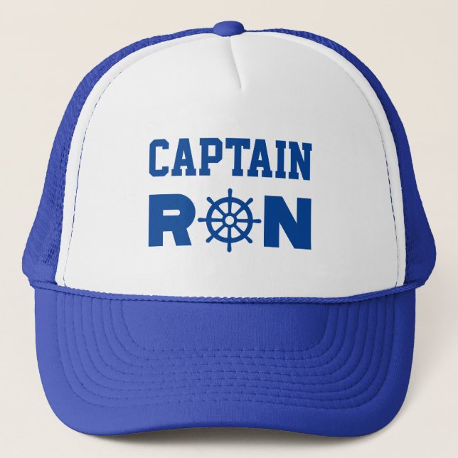 Captain Ron Trucker Hat (Front)
