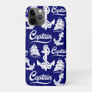 Captain Sailboat Anchor Nautical Design Case-Mate iPhone Case