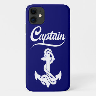 Captain Sailboat Anchor Nautical Design Case-Mate iPhone Case
