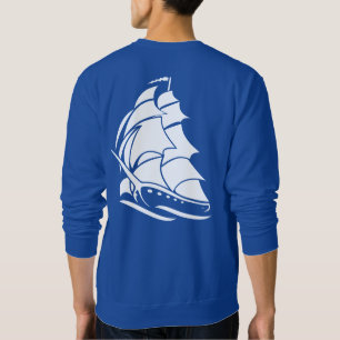 Captain Sailboat Anchor Nautical Design Sweatshirt