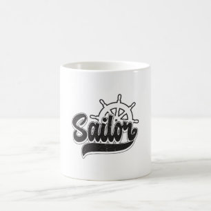 Captain Sailor Sail Boat Sea Sailing Funny Gift Coffee Mug