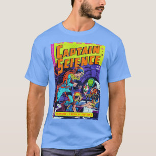 Captain Science comics cover Space vampires retro T-Shirt