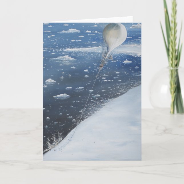 Captain Scott Antarctica's first Aeronaut. 4th Card (Front)