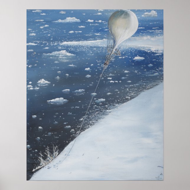 Captain Scott Antarctica's first Aeronaut. 4th Poster (Front)