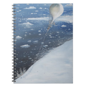 Captain Scott Antarctica's first Aeronaut. 4th Spiral Notebook