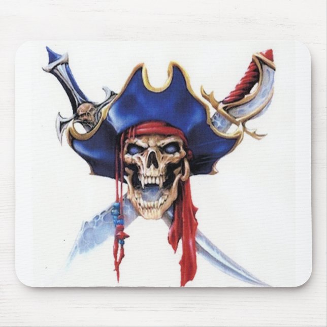 captain scull mouse pad (Front)