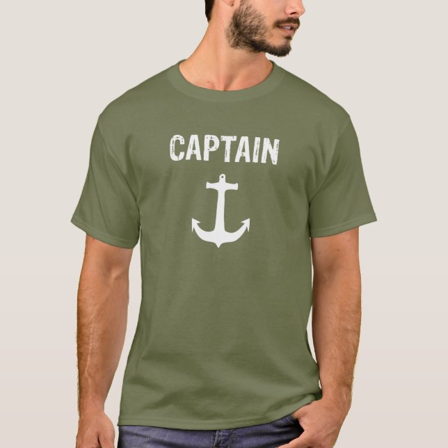 Captain, Ship captain  T-Shirt (Front)