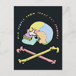 Captain Skull Mnemonic Postcard