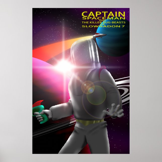 Captain Spaceman Poster (Front)