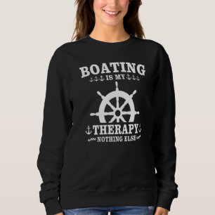 Captain Sports Boat Sailing Sailing Boat Motor Boa Sweatshirt