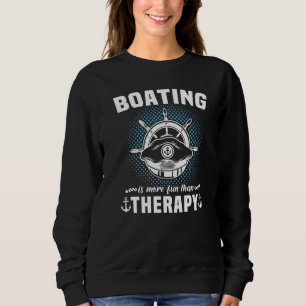 Captain Sports Boat Sailing Sailing Boat Motor Boa Sweatshirt
