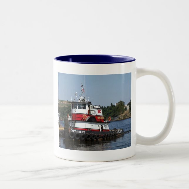 Captain Steve Two-Tone Coffee Mug (Right)
