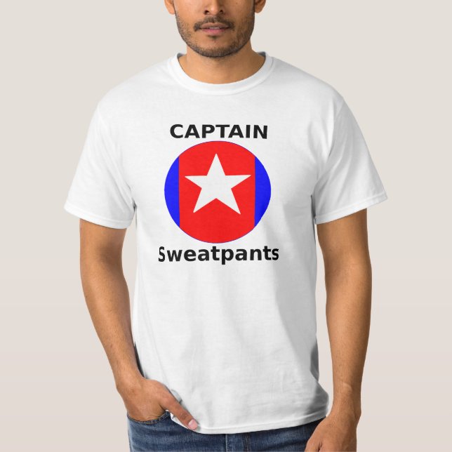 Captain Sweatpants T-Shirt (Front)