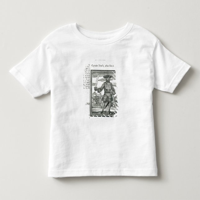 Captain Teach, Alias Black Beard Toddler T-Shirt (Front)