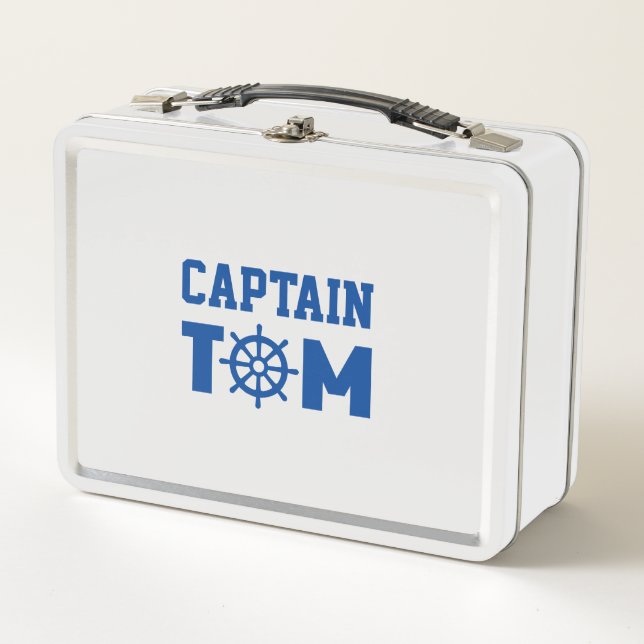 Captain Tom Metal Lunch Box (Front)