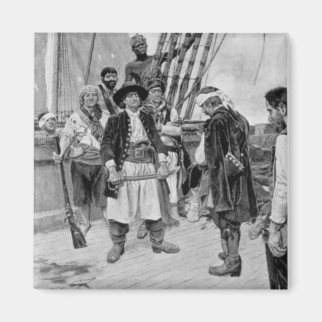 Captain Tongrelow Took the Biggest, illustration Magnet (Front)