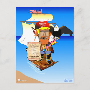 Captain Trump Postcard