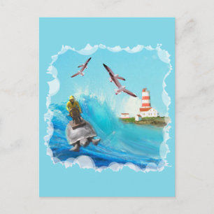 Captain Turtle Postcard