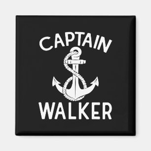 Captain Walker Ship Boating Yacht Boat Anchor Magnet