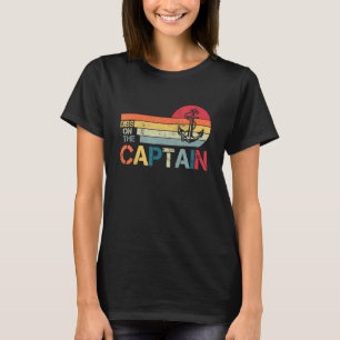 Captain Wife Dibs On The Captain Vintage Women Men T-Shirt