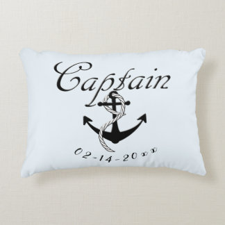 Captain with Anchor Decorative Cushion