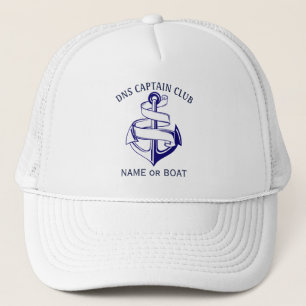 Captain Your Boat Name  Trucker Hat