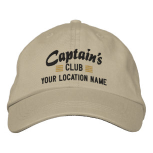 Captain's CLUB Personalise it Embroidered cap