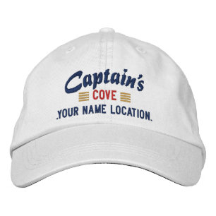 Captain's COVE Personalise it Embroidered cap