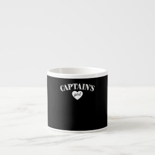 Captains Girls Pilot Cute Boat Military Team Espresso Cup