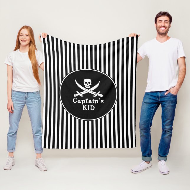 Captain's Kid Fleece Blanket (In Situ)