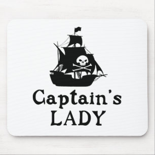 Captain's Lady Mouse Pad