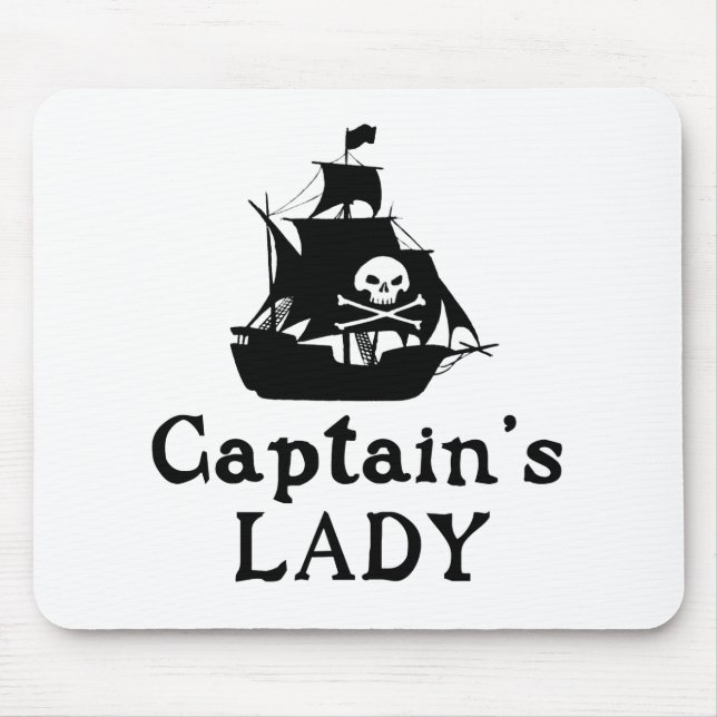 Captain's Lady Mouse Pad (Front)