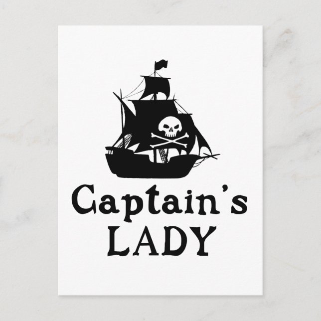 Captain's Lady Postcard (Front)