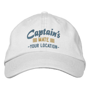 Captain's MATE Personalise it! Embroidered cap