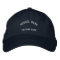 Captains Vessel Embroidered Cap Black