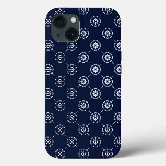 Captain'S Wheel Pattern Case-Mate iPhone Case (Back)