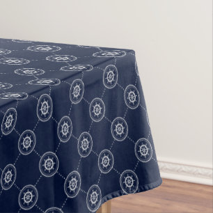 Captain'S Wheel Pattern Tablecloth