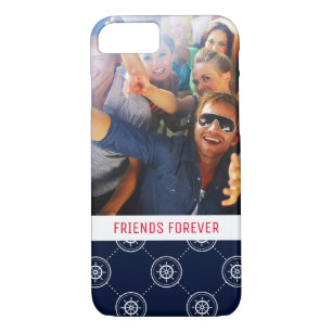 Captain'S Wheel Pattern   Your Photo & Text Case-Mate iPhone Case