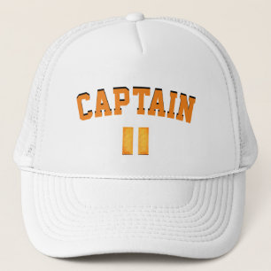 Captain's White Baseball Cap