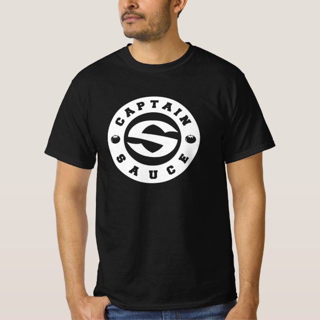 Captainsauce Varsity Sauce T-Shirt (Front)