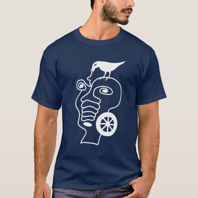 Caption challenge in white T-Shirt (Front)