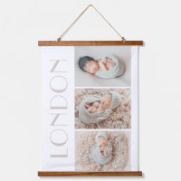 Captioned Photo Strip Editable Colour Wall Tapestr