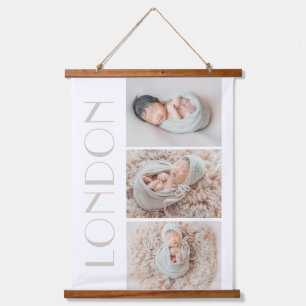 Captioned Photo Strip Editable Colour Wall Tapestr Hanging Tapestry